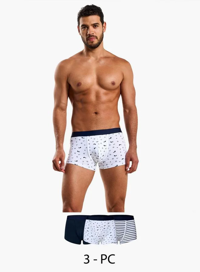 سبلاش فيڤ بوكسرات رجالية قطنية بتصميم هيبستر عبوة من  قطع